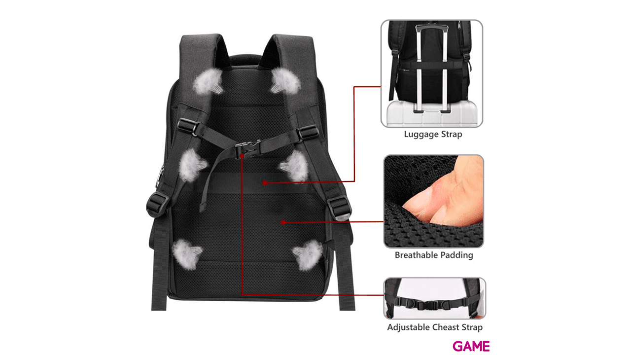 Ewent EW2526 15.6" Negro - Mochila
