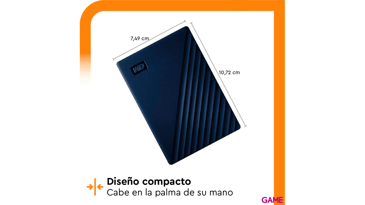 Western Digital My Passport for Mac 5TB Azul - Disco Duro Externo