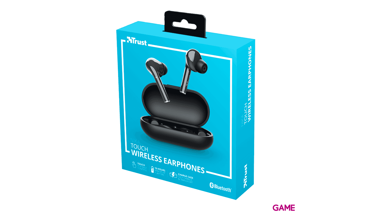 Trust Nika Touch Bluetooth Negro - Auriculares