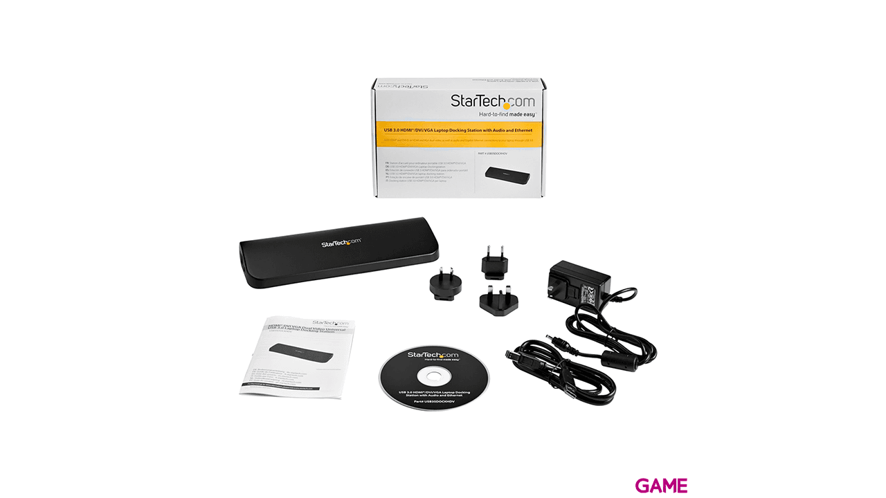 StarTech.com USB 3.0 para Dos Monitores con HDMI y DVI/VGA - Dock Station