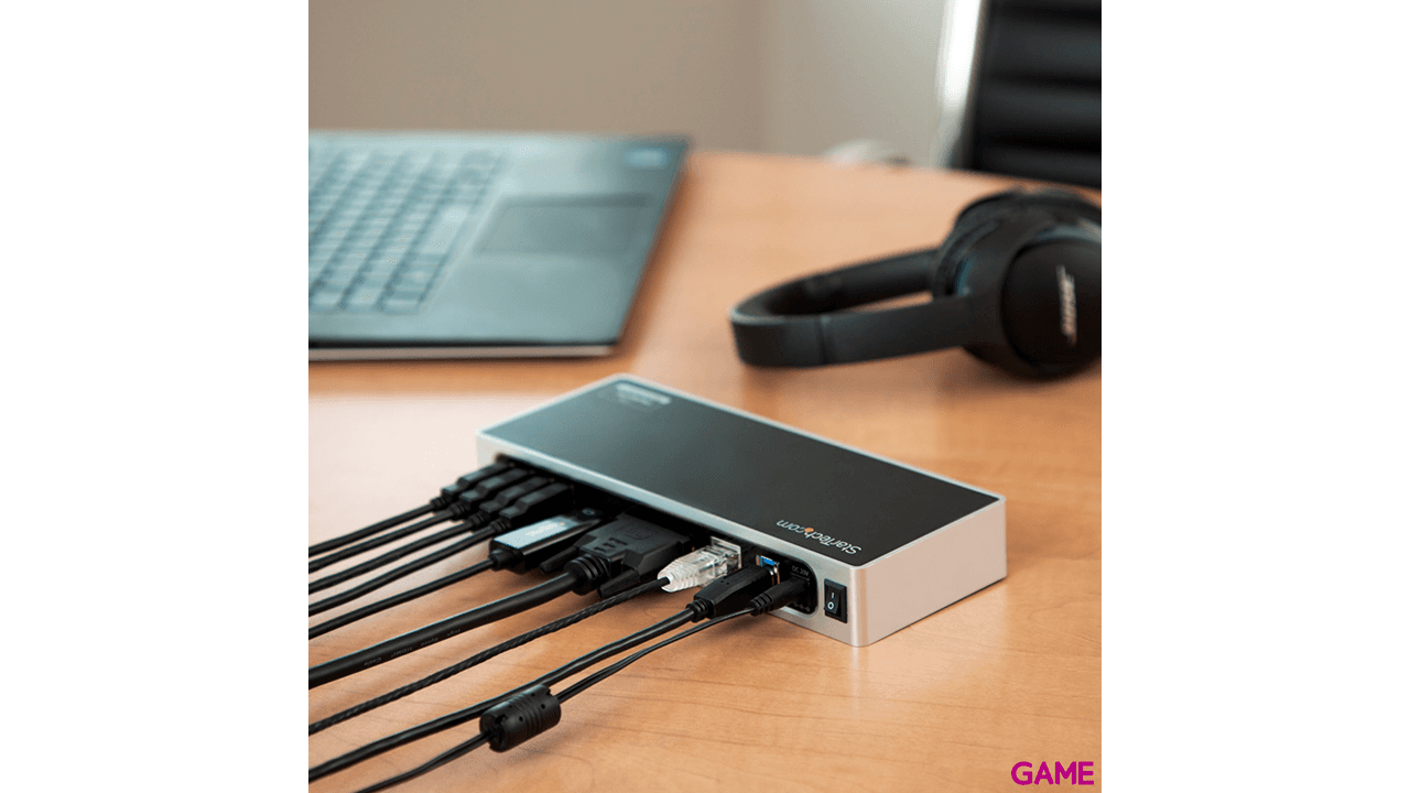 StarTech.com Docking Station USB 3.0 para Dos Monitores - 6x USB 3.0