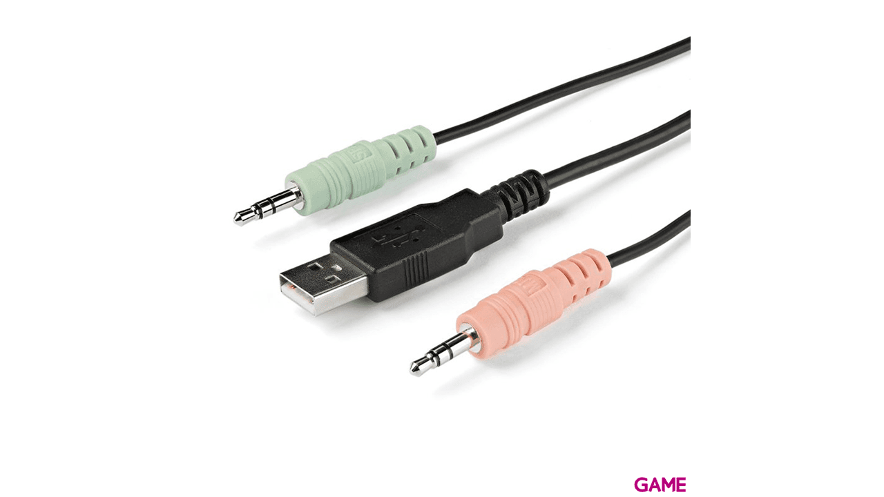 StarTech.com Switch KVM de 2 Puertos HDMI con Cables Incorporados - USB 4K 60Hz
