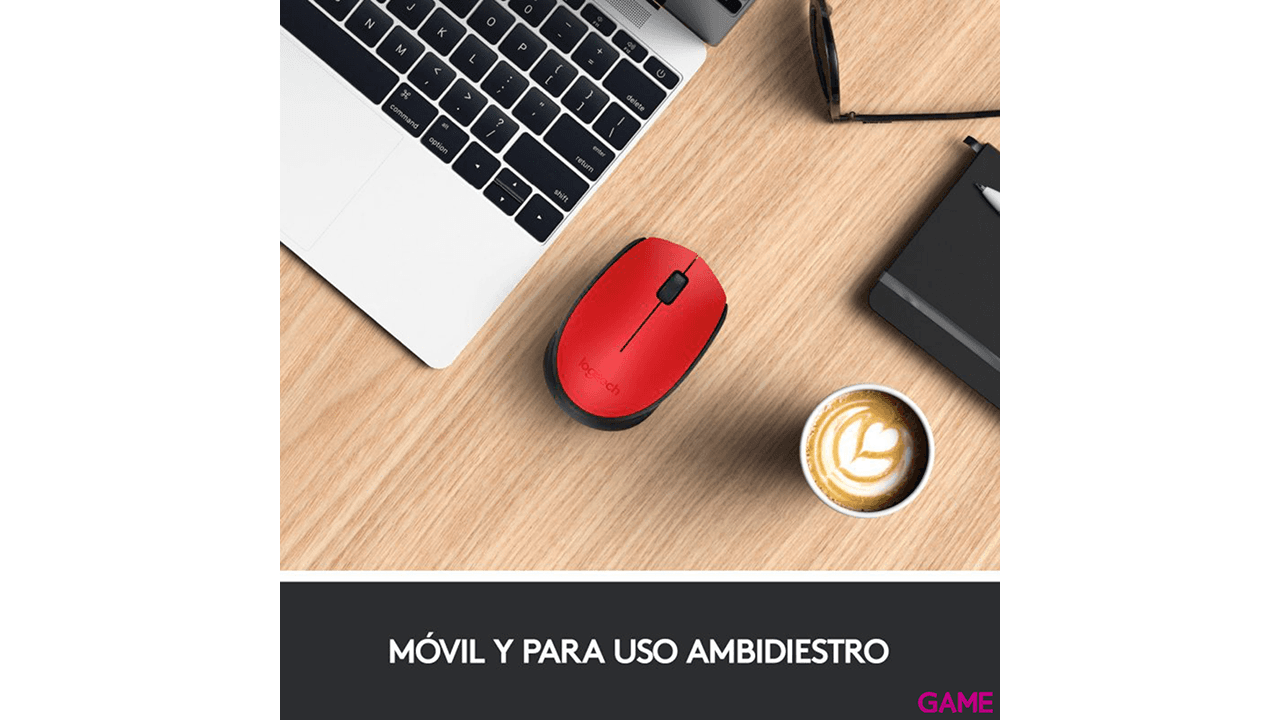 Logitech M171 Inalámbrico Óptico 1000 DPI - Raton