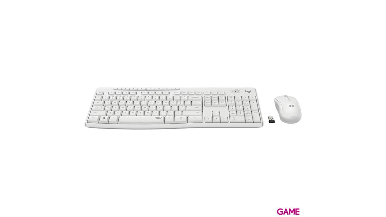 Logitech MK295 Silent Wireless Combo Blanco - Pack Perifericos