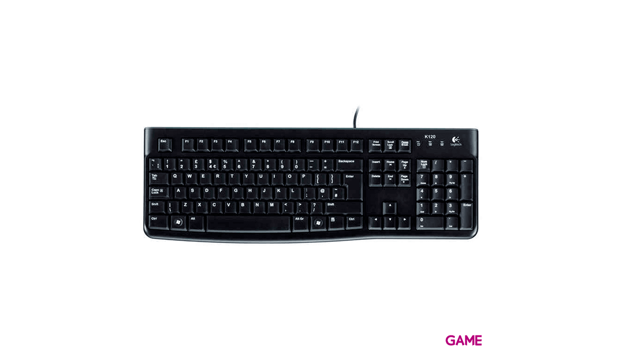 Logitech K120 teclado USB QWERTY Español Negro