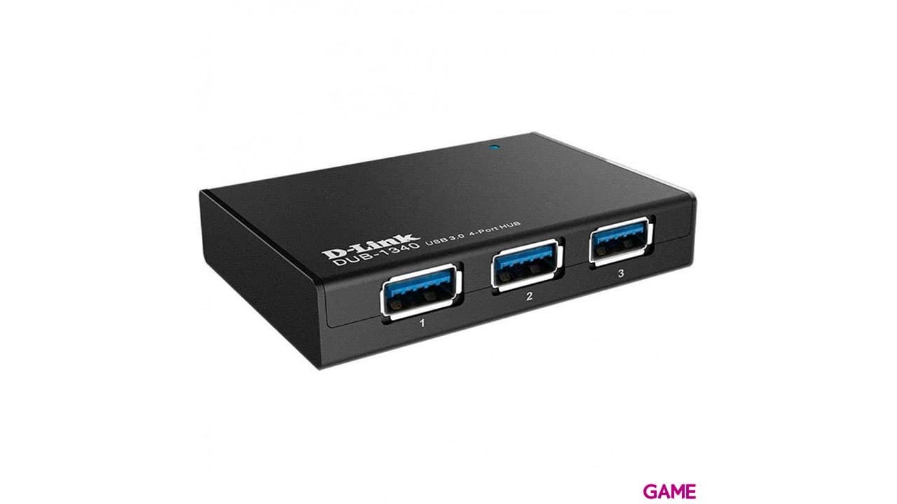 D-Link DUB-1340 Negro - Hub