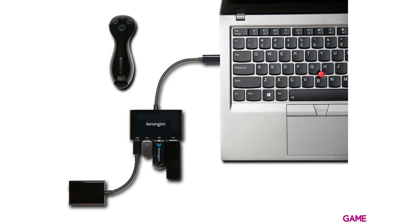 Kensington Hub USB-C de 4 puertos CH1000 - Hub