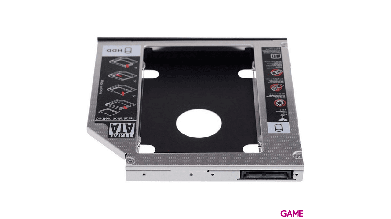 Ewent EW7003 funda para disco duro externo Acrilonitrilo butadieno estireno ABS Aluminio Negro Blanco
