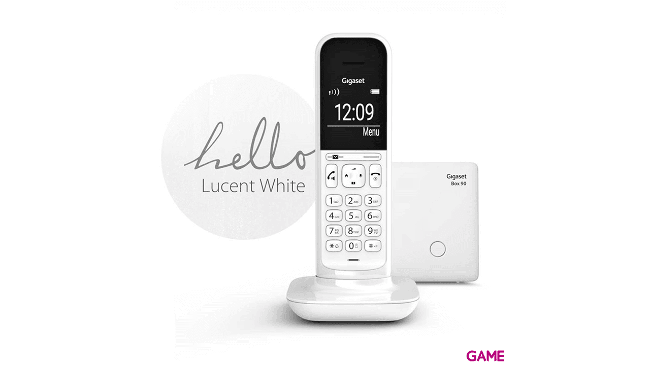 Gigaset CL390 DECT - Analógico Blanco - Telefono Fijo