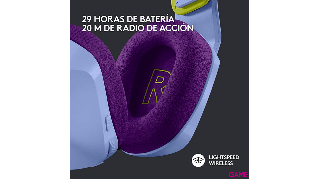 Logitech G733 LIGHTSPEED Wireless RGB - Lila - Auriculares Gaming Inalámbricos