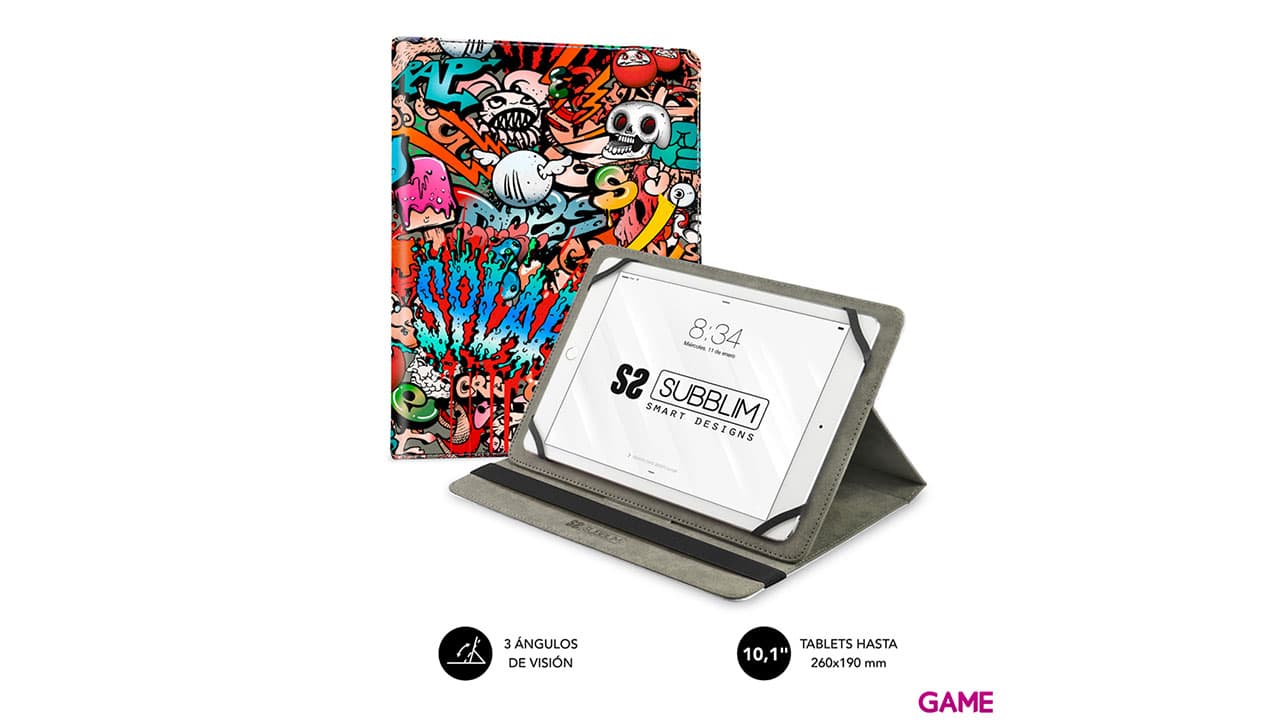 Subblim Trendy Case Graffiti 10.1´´ - Funda