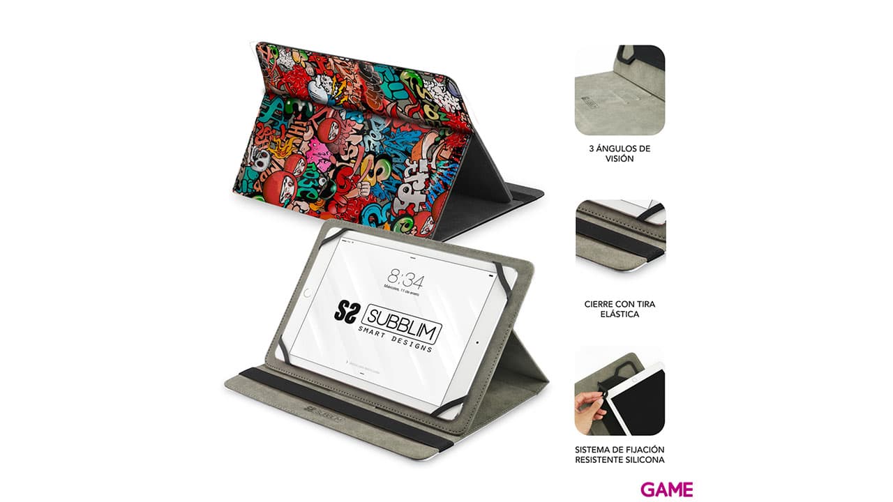 Subblim Trendy Case Graffiti 10.1´´ - Funda