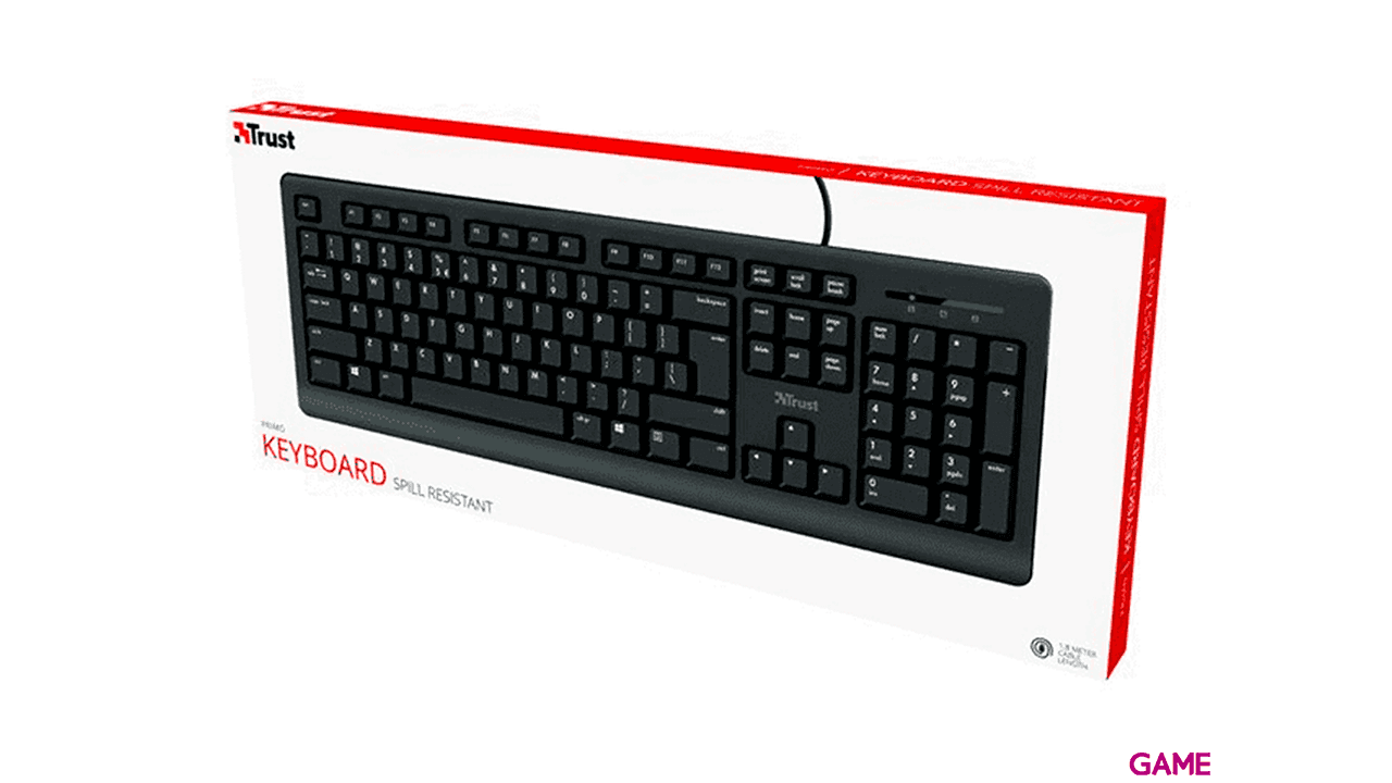 Trust Primo USB Negro - Teclado