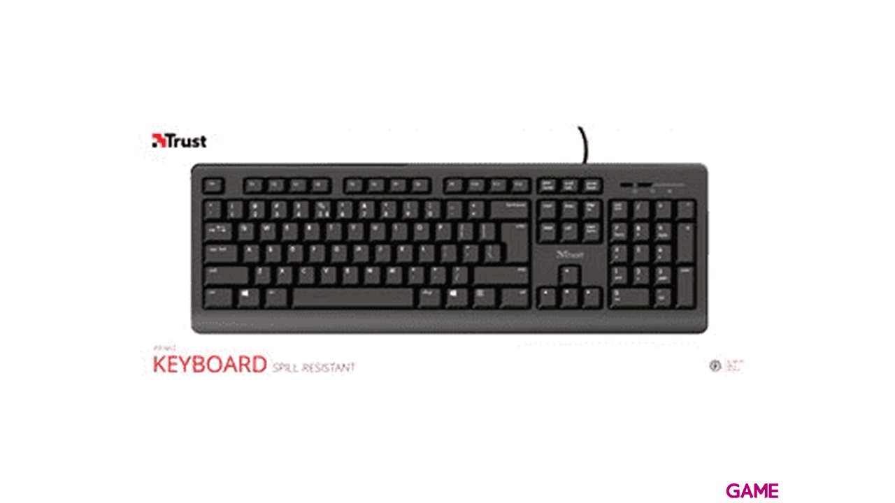 Trust Primo USB Negro - Teclado