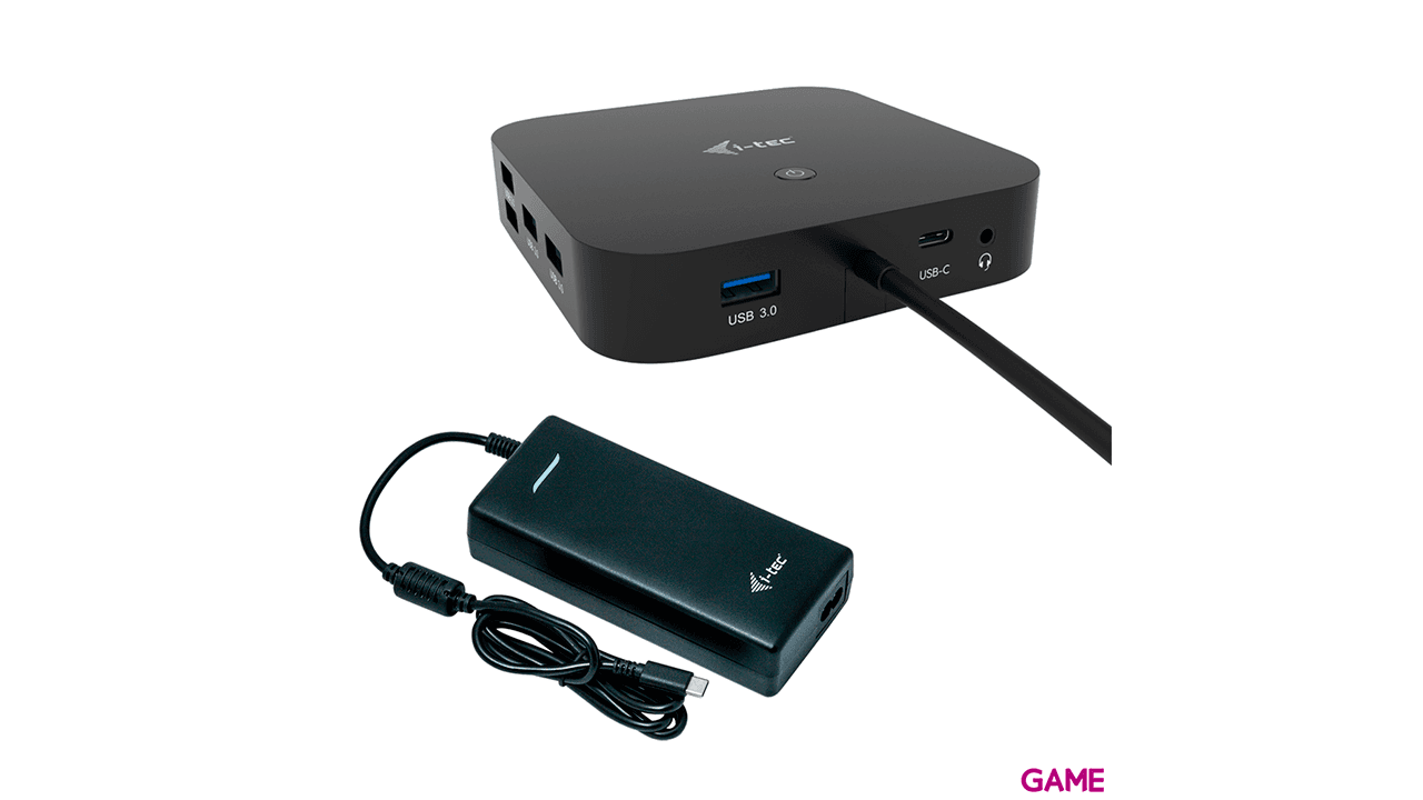 i-tec USB-C Dual Display Docking Station with Power Delivery 100 W + Universal Charger 112 W