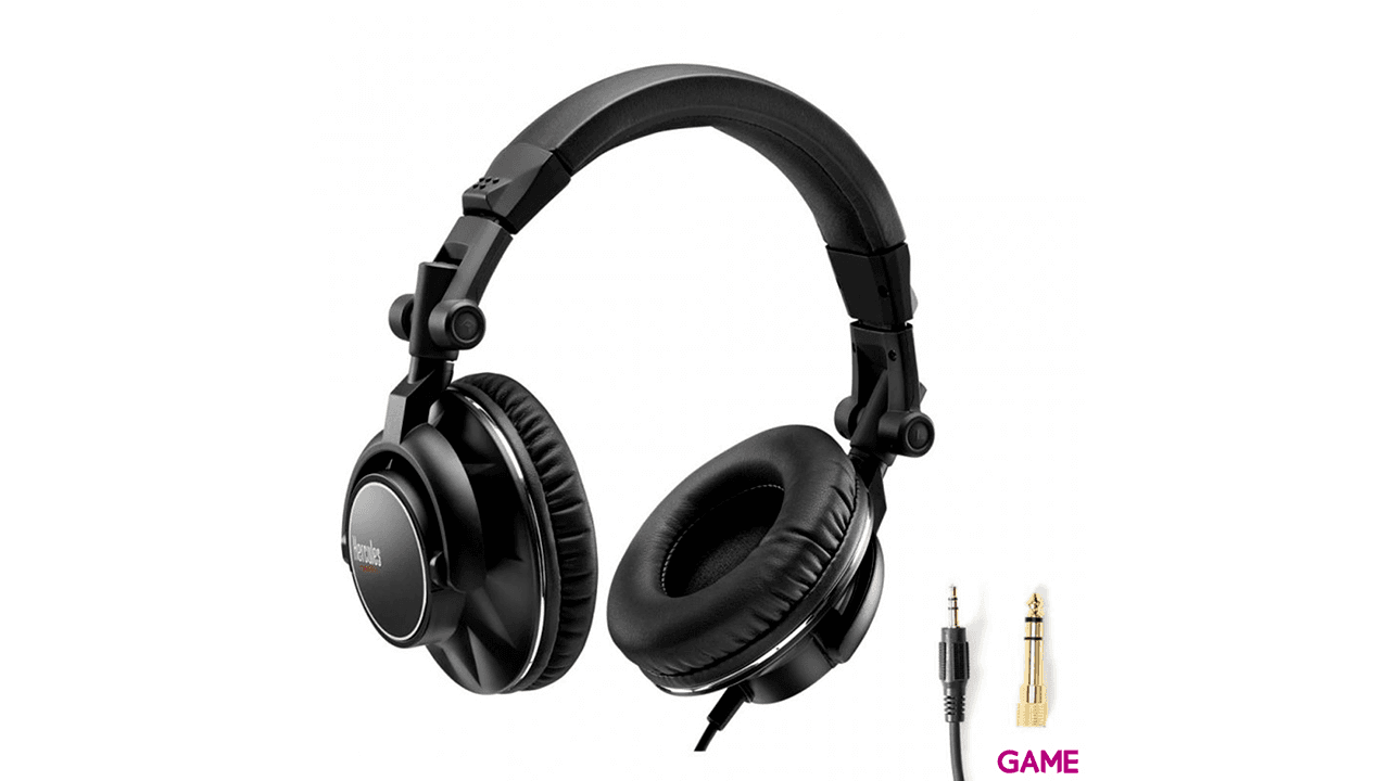 Hercules HDP DJ60 - 3.5 mm - Negro - Auriculares