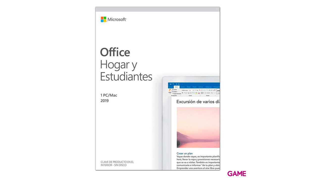 Microsoft Office Home & Student 2019 Completo 1 licencia(s) Español