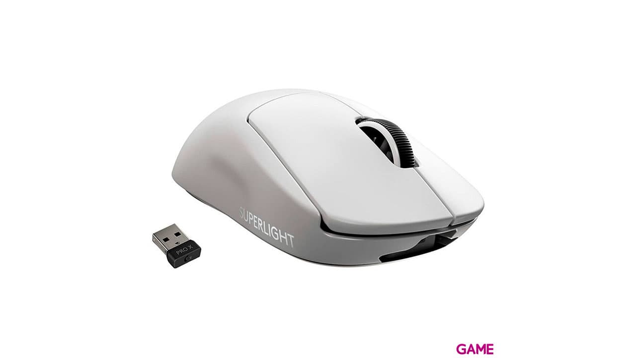 Logitech G Pro X Inalambrico 25400DPI Blanco - Raton