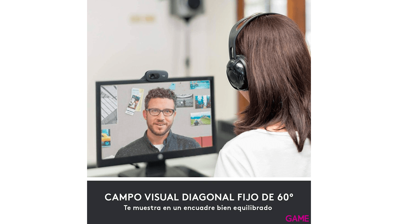 Logitech C505e USB Negro - Webcam