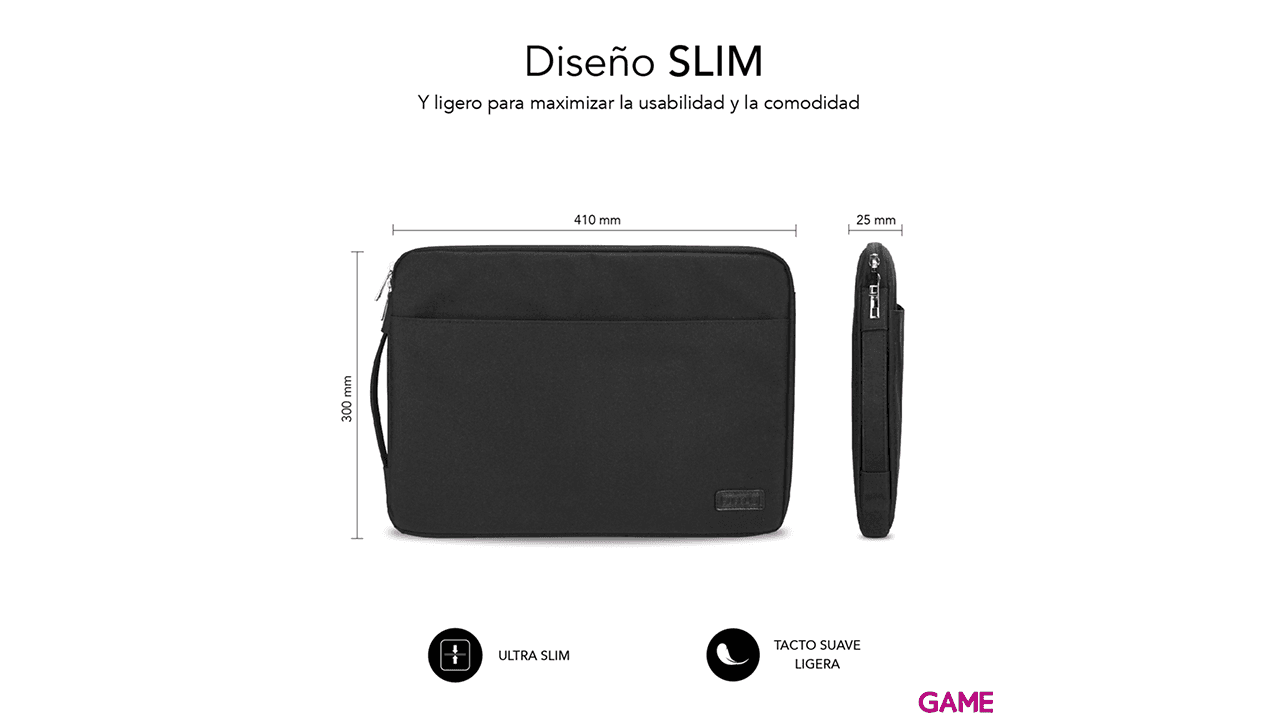 Subblim Urban Laptop Sleeve 15,6" Negro - Funda