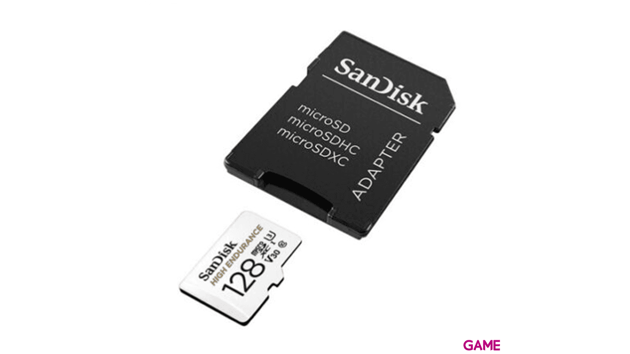 SanDisk High Endurance 128GB MicroSDXC UHS-I Clase 10 - Tarjeta Memoria
