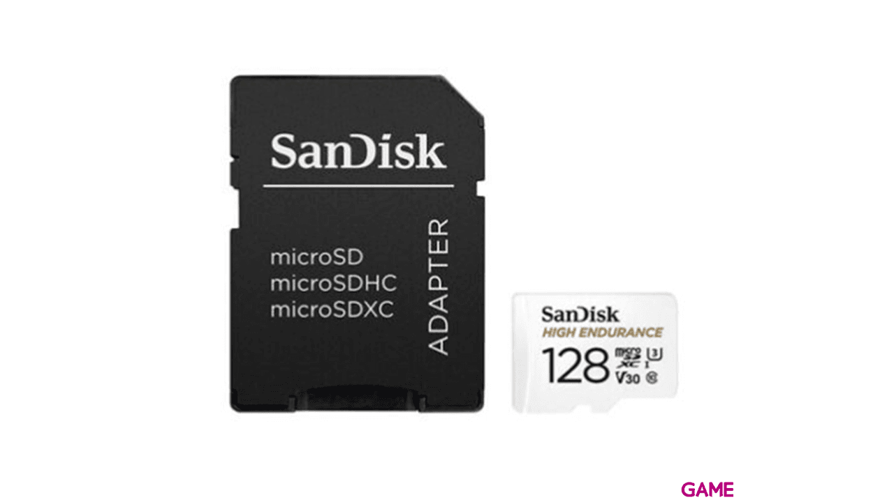 SanDisk High Endurance 128GB MicroSDXC UHS-I Clase 10 - Tarjeta Memoria