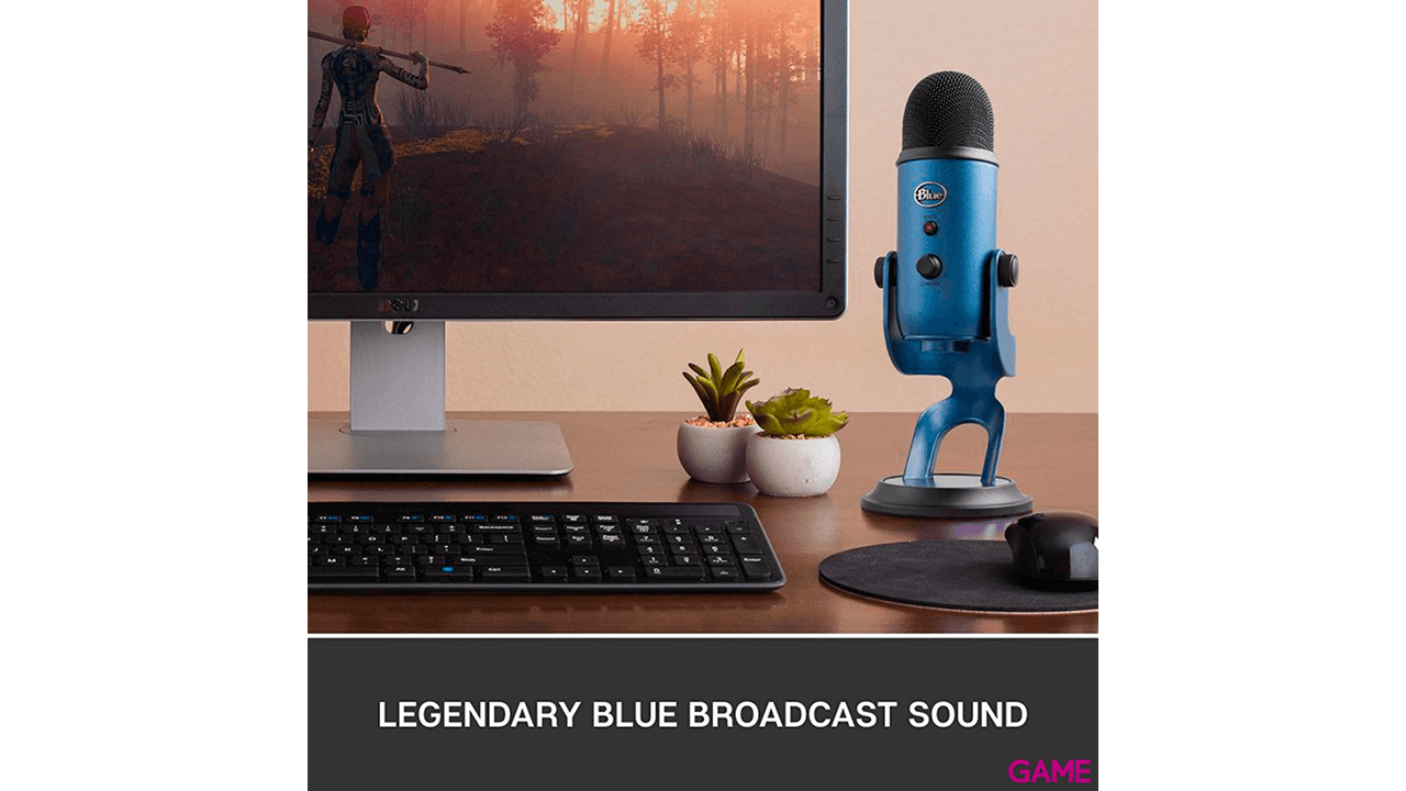 Blue Microphones Yeti Azul Plata - Microfono