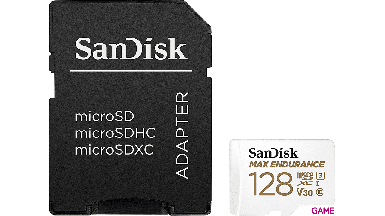 SanDisk Max Endurance 128GB MicroSDXC UHS-I Clase 10 - Tarjeta Memoria