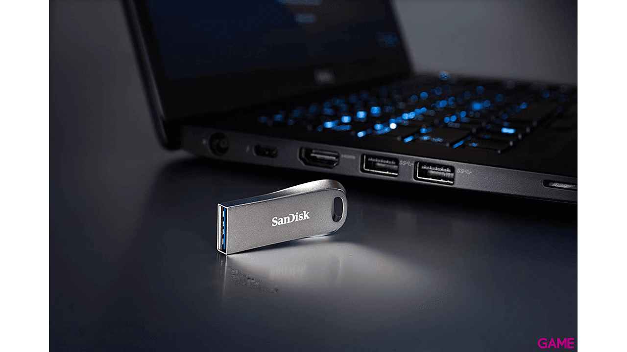 SanDisk Ultra Luxe USB 512GBtipo A 3.2 Gen 1 (3.1 Gen 1) Plata - Pendrive