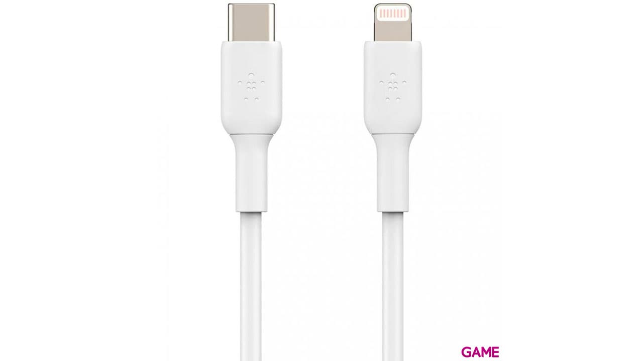 Belkin CAA003BT1MWH cable de conector Lightning 1 m Blanco