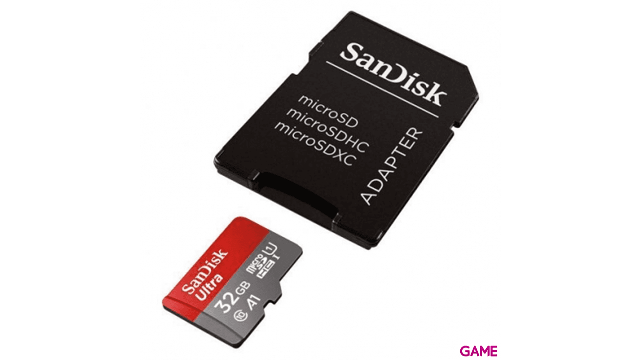 SanDisk Ultra microSD 32GB MiniSDHC UHS-I Clase 10 - Tarjeta Memoria