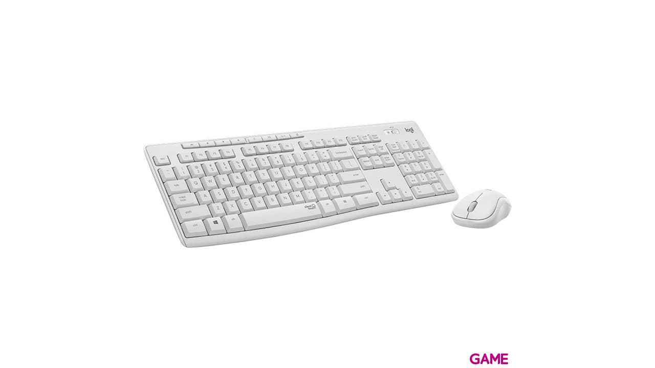 Logitech MK295 Silent Wireless Combo teclado RF inalámbrico QWERTY Francés Blanco - Combo