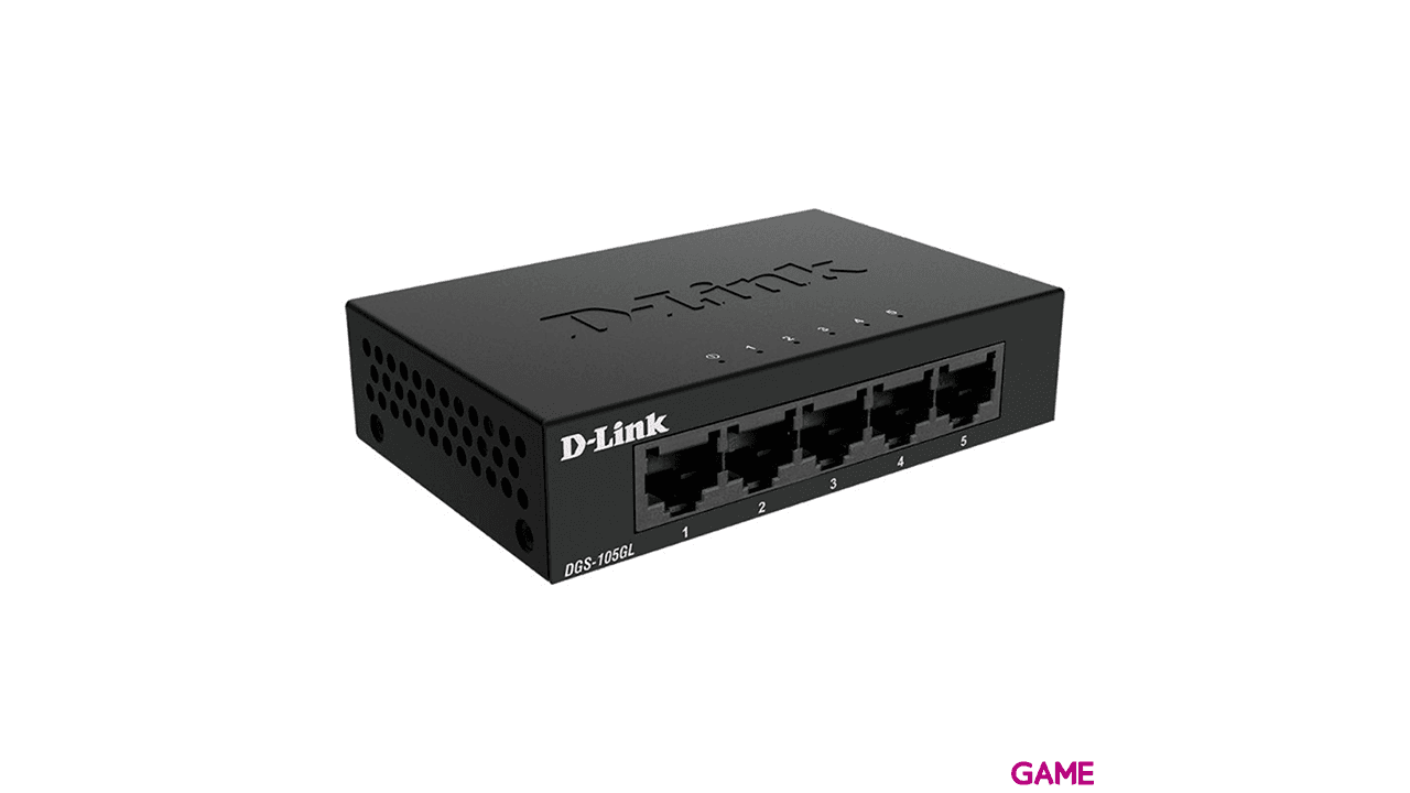 D-Link DGS-105GL/E switch No administrado Gigabit Ethernet (10/100/1000) Negro
