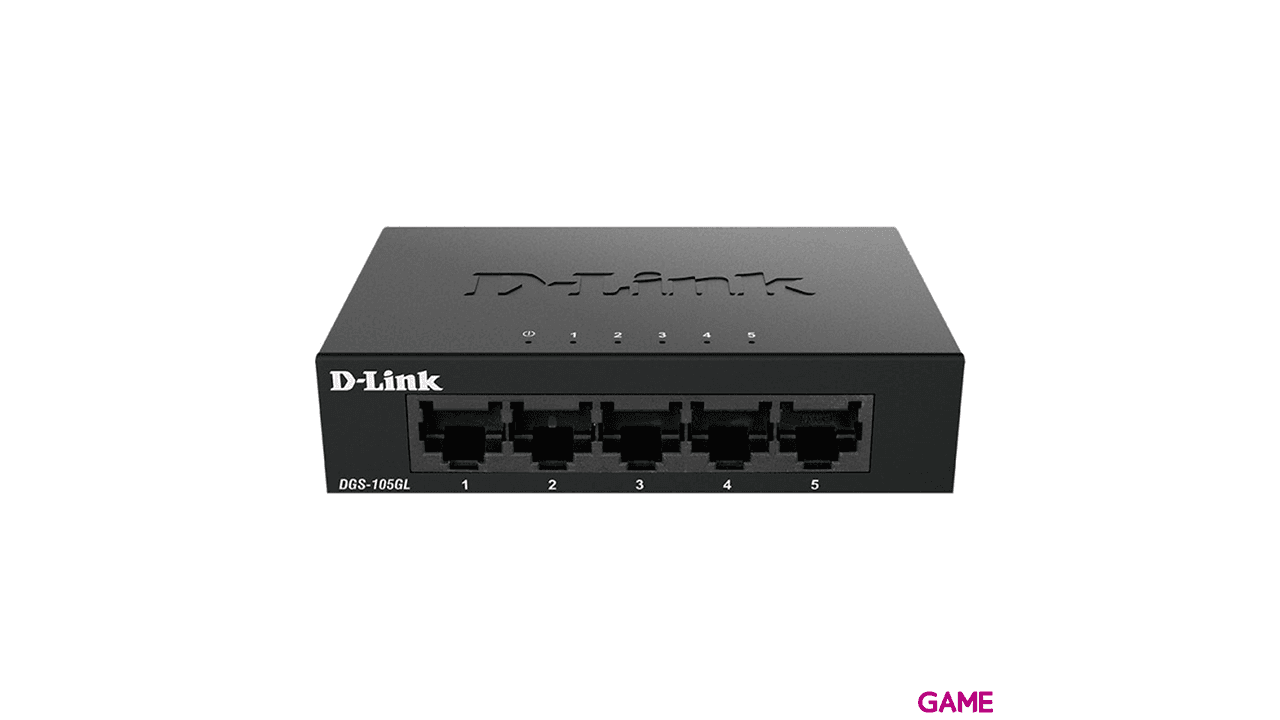 D-Link DGS-105GL/E switch No administrado Gigabit Ethernet (10/100/1000) Negro