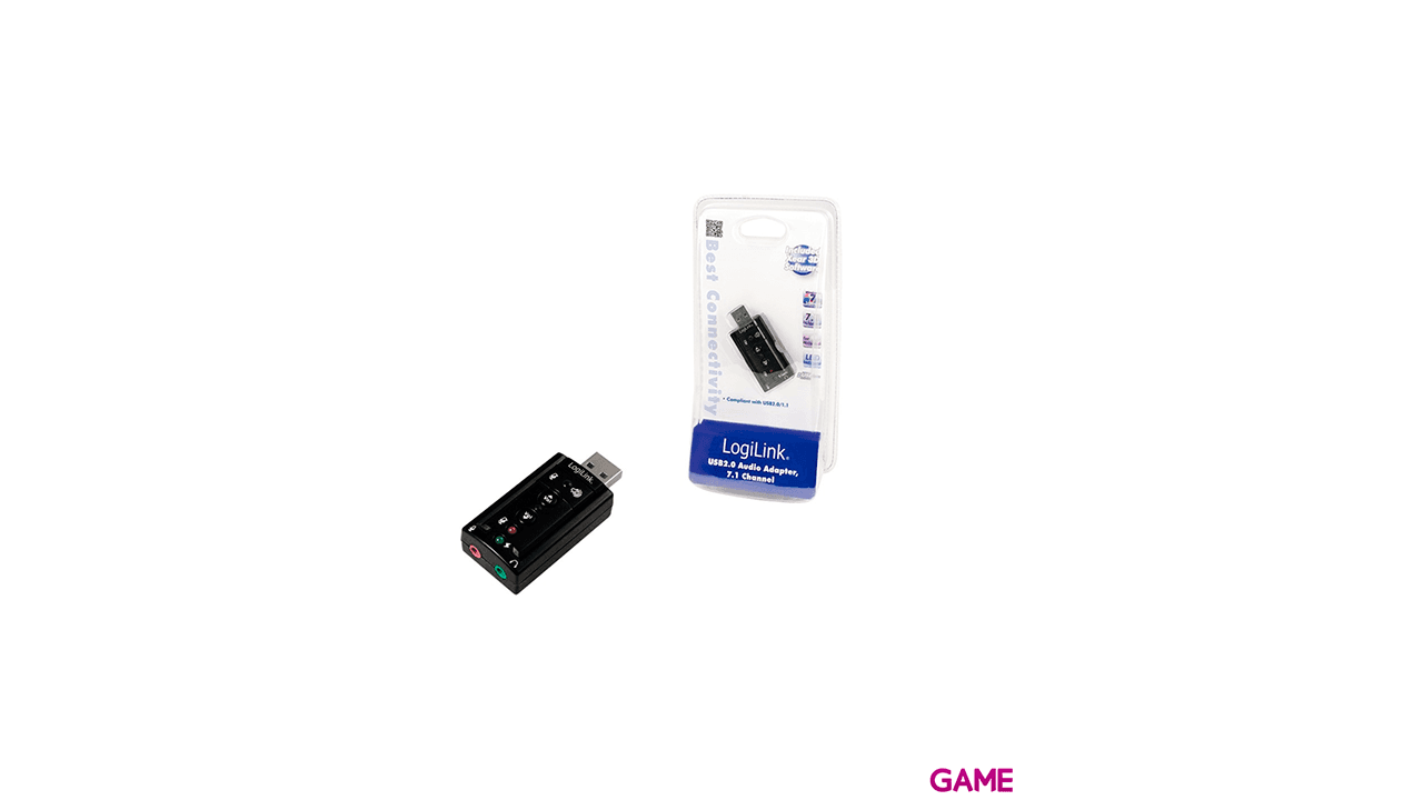LogiLink USB Soundcard 7.1 canales - Tarjeta Sonido
