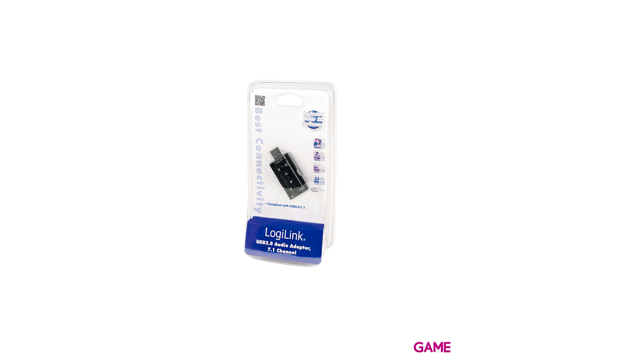 LogiLink USB Soundcard 7.1 canales - Tarjeta Sonido