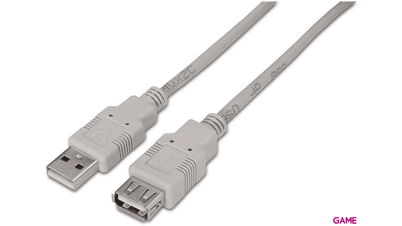 Aisens A101-0013 USB 1,8m USB 2.0 USB A Beige - Cable