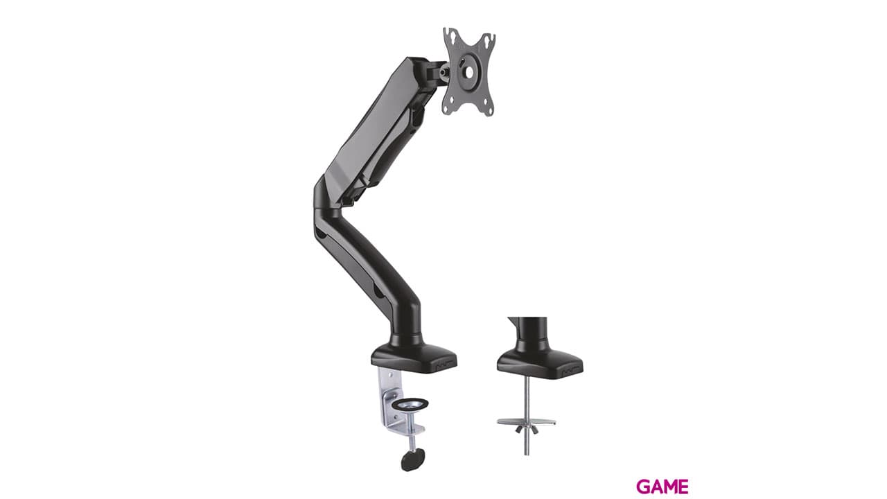 AISENS DT27TSR-043 soporte para monitor 68,6 cm (27") Abrazadera Negro