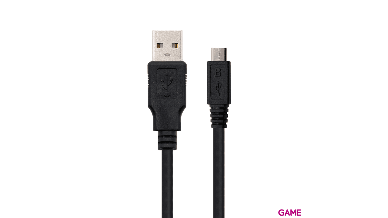 Nanocable 2.0, TIPO A/M-MICRO USB B/M, 0.8m - Cable