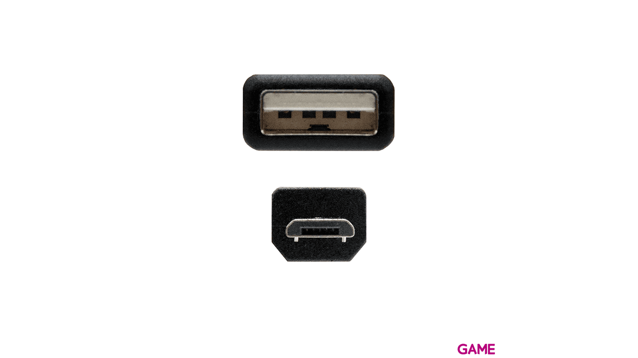 Nanocable 2.0, TIPO A/M-MICRO USB B/M, 0.8m - Cable