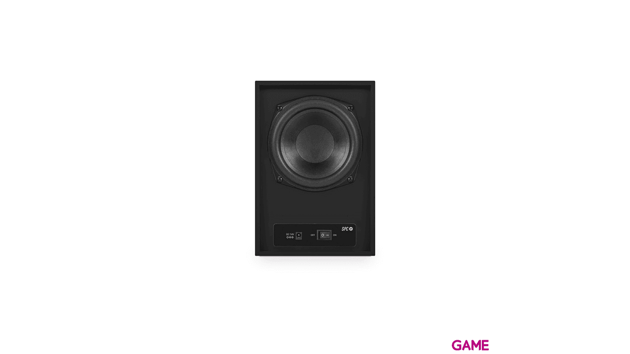 BARRA DE SONIDO+SUBWOOFER SPC SUANA NEGRA