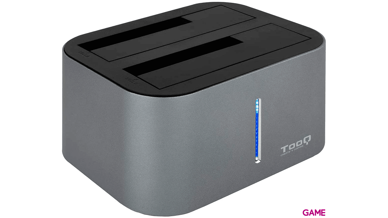 TooQ TQDS-805G USB 3.2 Gen 1 (3.1 Gen 1) Type-B Aluminio - Adaptador