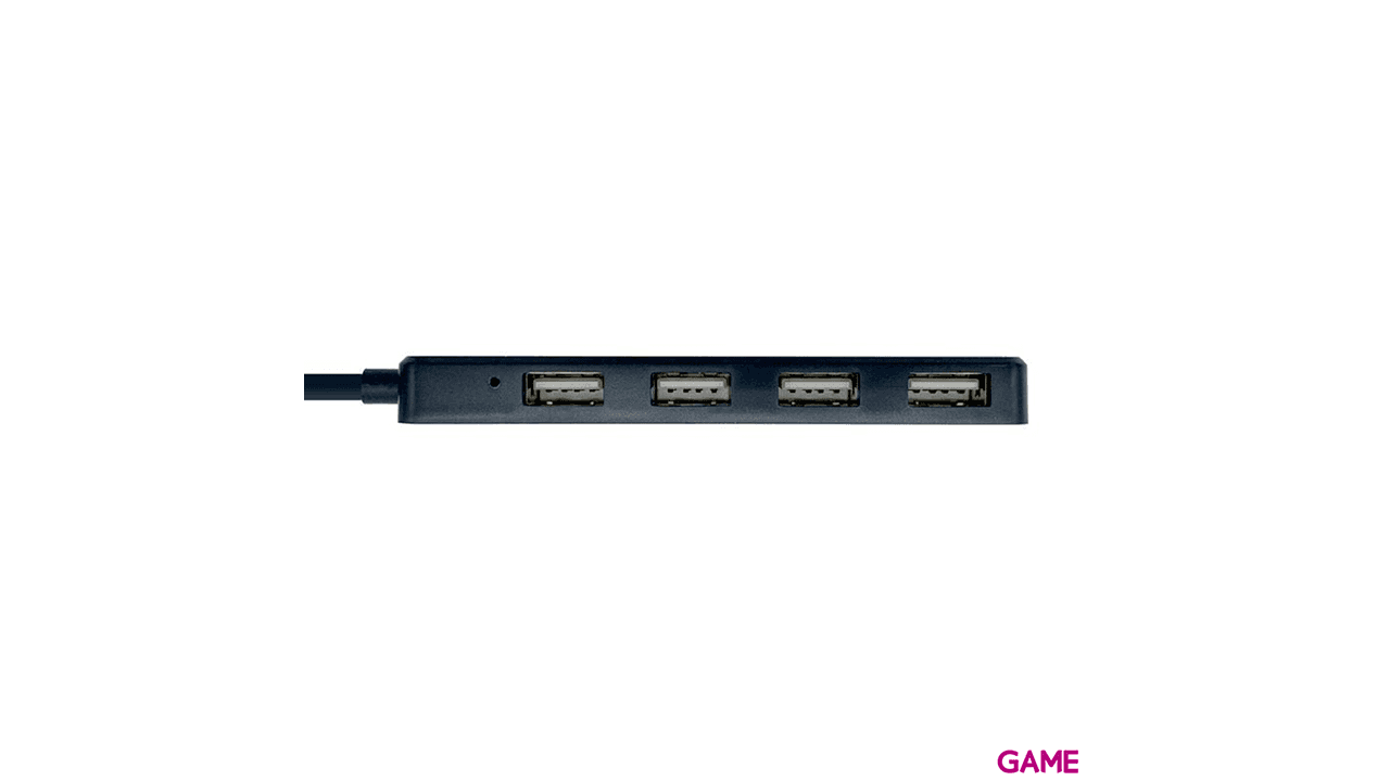 Aisens Hub USB 2.0, Tipo A/M - 4 x Tipo A/H, Negro 30 cm - HUB USB