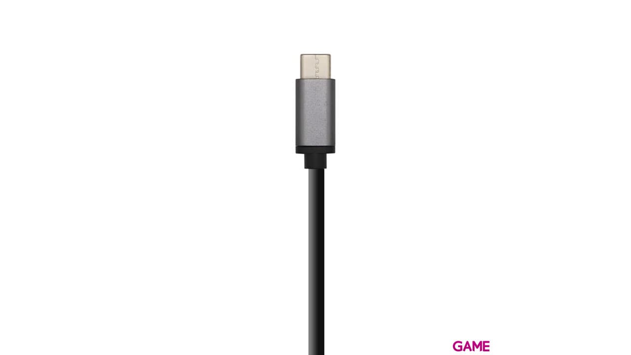 Aisens Hub USB 3.1 USB-C, USB-C/M - 4 x Tipo A/H, Gris, 15 cm - Hub USB