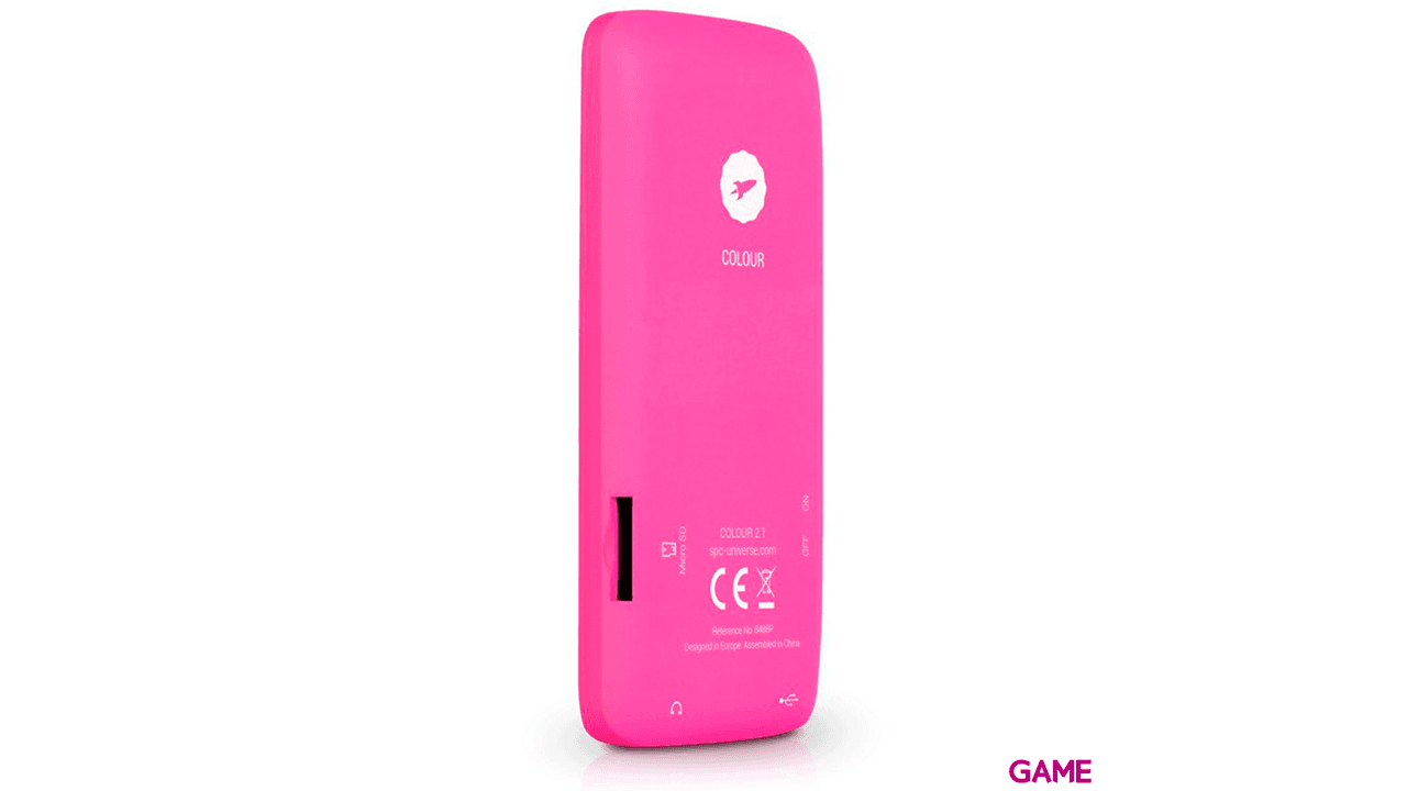 SPC Pure Sound Colour 2 MP4 8GB Rosa - Reproductor