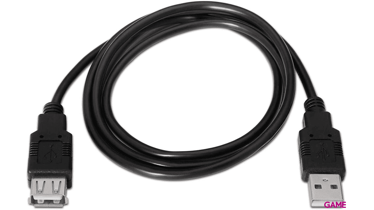 AISENS A107-0052 cable USB 2 m USB 2.0 USB A USB C Negro