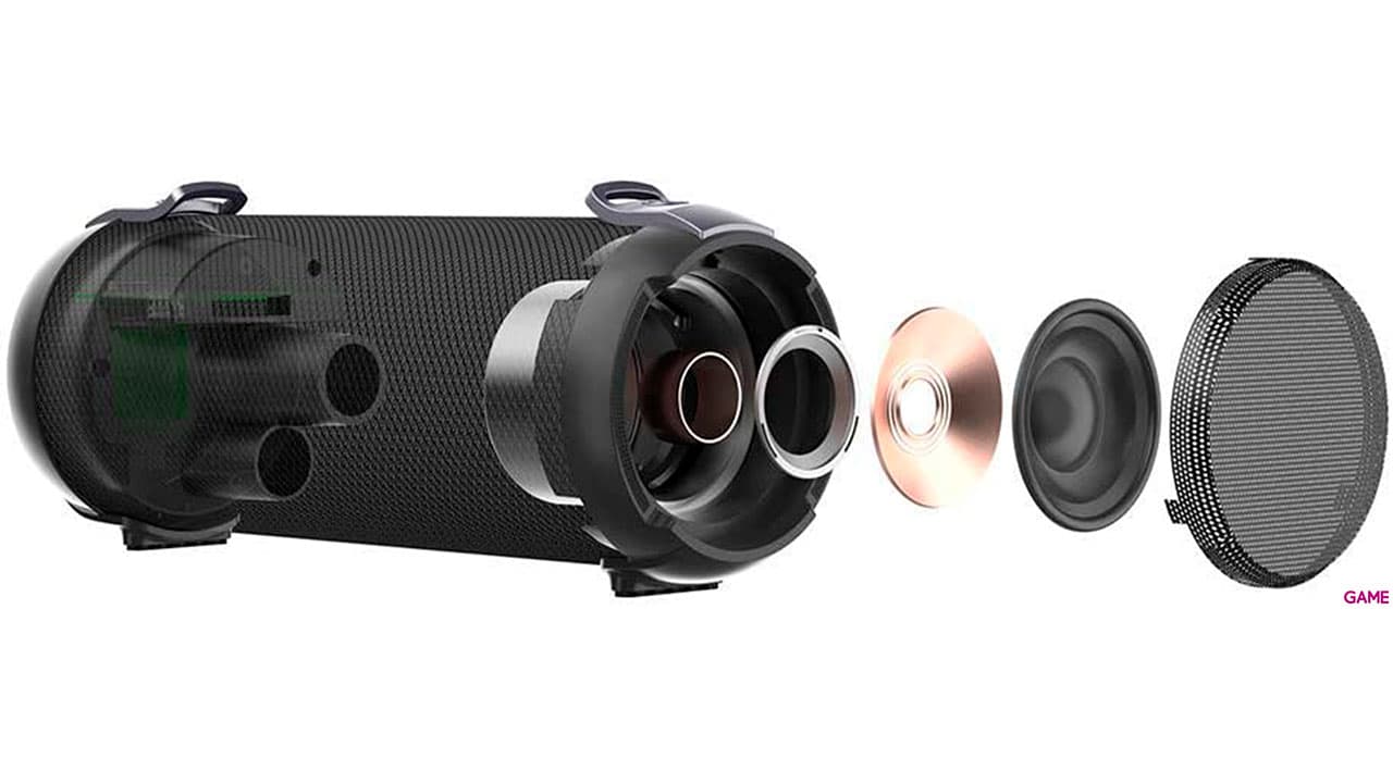 NGS ELEC-SPK-0635 Estereo 15W Negro Azul - Altavoz