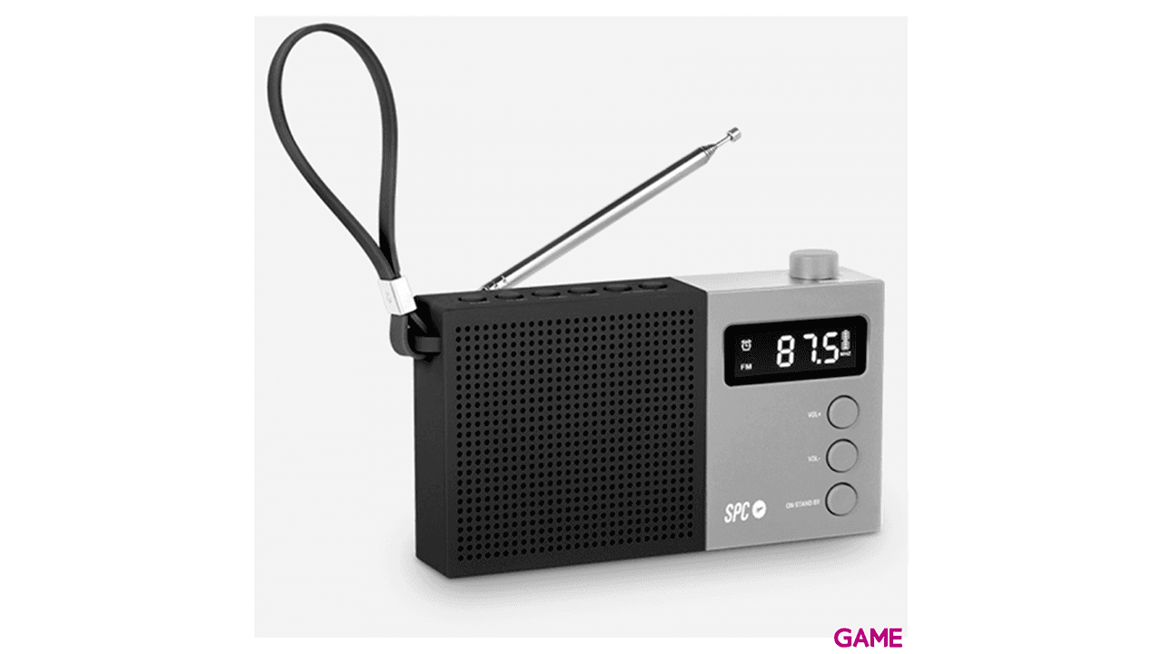 SPC Jetty Max Radio Negro - Despertador