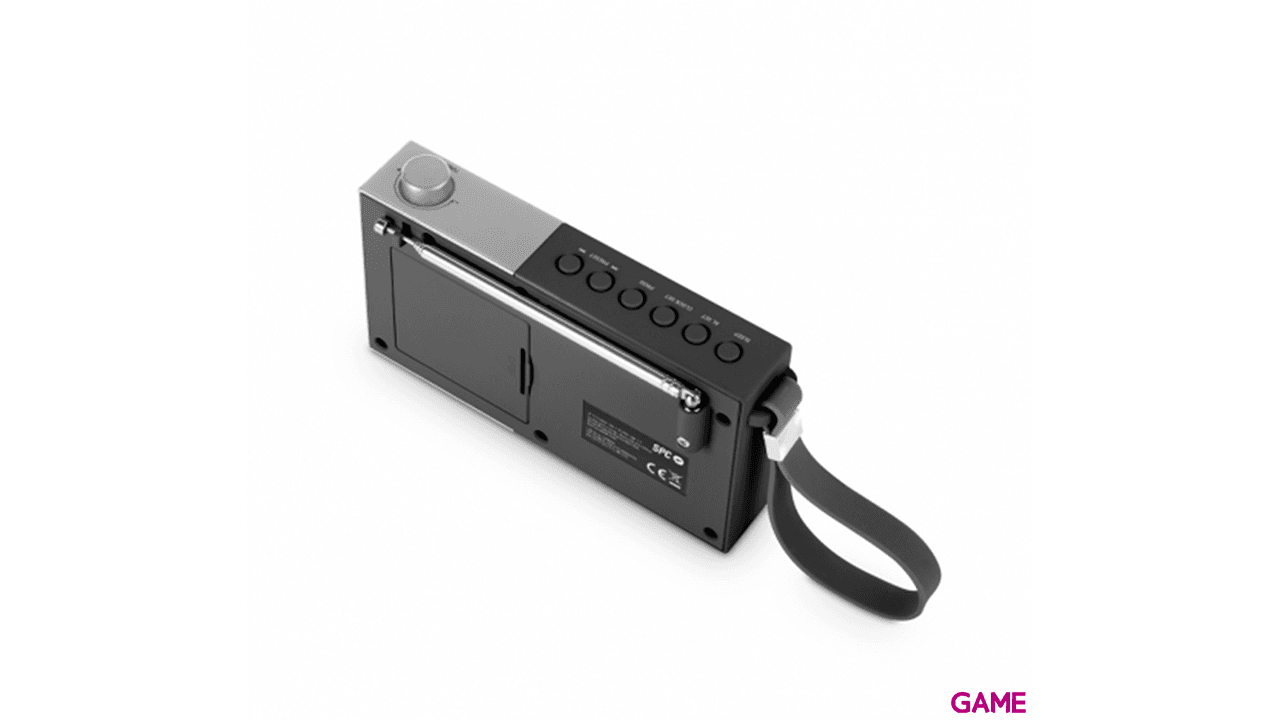SPC Jetty Max Radio Negro - Despertador