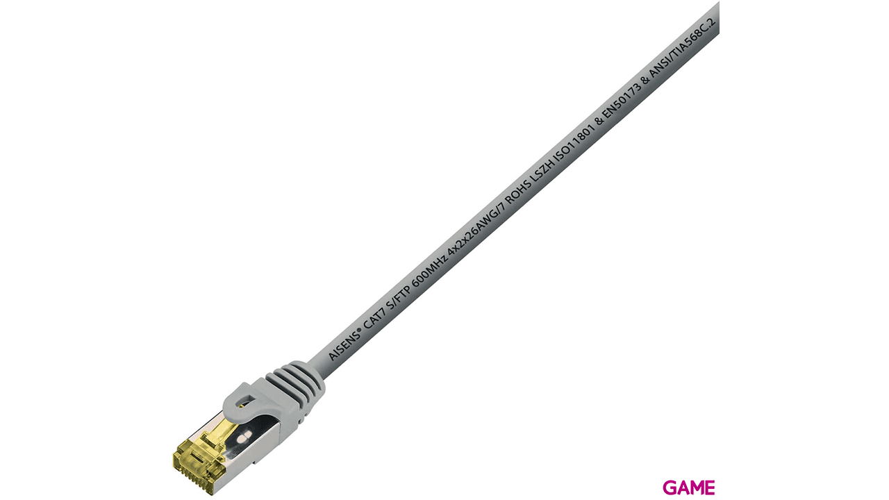 Aisens A146-0338 Cat7 S/FTP (S-STP) 10m Gris - Cable Red